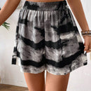 VCAY Pantalones Cortos Casuales Y Sueltos Con Estampado Tie-dye