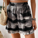 VCAY Pantalones Cortos Casuales Y Sueltos Con Estampado Tie-dye