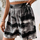 VCAY Pantalones Cortos Casuales Y Sueltos Con Estampado Tie-dye