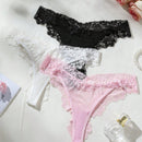 Lenceria De Tanga De Encaje De Empalme Para Mujeres
