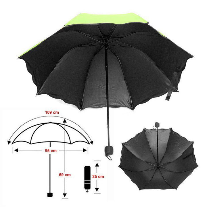 Sombrilla Mágica Cambia Color Agua Protección Filtro UV 034