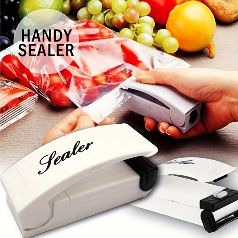 1pc Mini Sellador de Bolsas: Sellador de Bolsas Térmico Portátil para Almacenamiento de Bolsas de Plástico y Cocina Casera - Funciona con Pilas, Voltaje de Funcionamiento ≤36V, Pilas no Incluidas