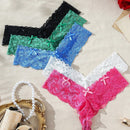 Ropa Interior De Encaje Femenina Con Tanga