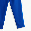 MOTF PREMIUM Pantalones De Cintura Super Puesta Para Mujeres Tejido Y De Color Solido