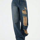 Forever 21 Jeans De Mezclilla Desgastados Con Bolsillos Para Mujer