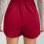 Prive Mini Skort Con Abalorios Y Decoracion Dividida Para Mujeres