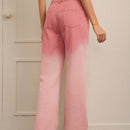 Forever 21 Jeans Rosa Con Degradado De Moda En Piernas Anchas Estilo Retro De Los Anos 90s