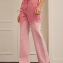 Forever 21 Jeans Rosa Con Degradado De Moda En Piernas Anchas Estilo Retro De Los Anos 90s