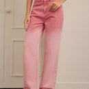 Forever 21 Jeans Rosa Con Degradado De Moda En Piernas Anchas Estilo Retro De Los Anos 90s