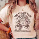 Camiseta De Manga Corta Con Estampado De Retrato Y Letra