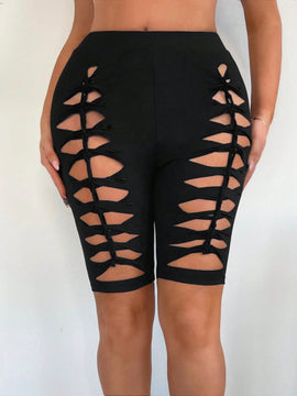SXY Vestido corto sexy de shorts de alta elasticidad con tejido quemado, ropa de verano de primavera para mujeres, conjunto de cumpleanos y despedida de soltera