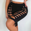 SXY Vestido corto sexy de shorts de alta elasticidad con tejido quemado, ropa de verano de primavera para mujeres, conjunto de cumpleanos y despedida de soltera