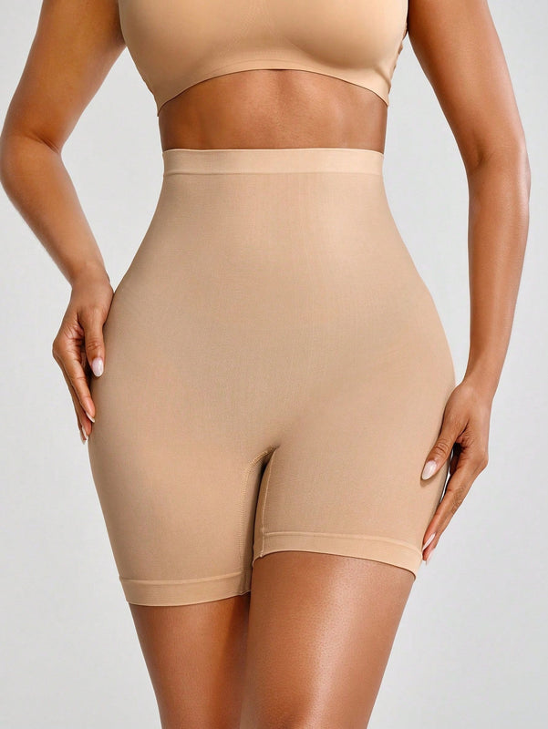 Shorts De Seguridad De Control De Barriga De Cintura Alta Para Mujeres