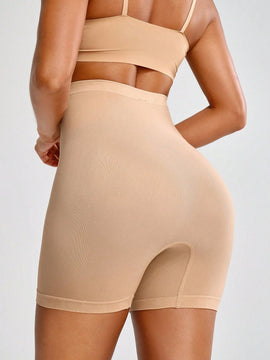 Shorts De Seguridad De Control De Barriga De Cintura Alta Para Mujeres