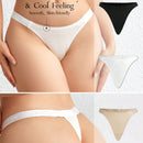 Leisure Tanga Con Tiras Estampadas Y Letras Para Mujer