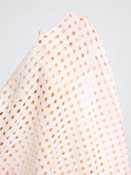 ROMWE Kawaii Jersey De Manga Larga Con Cuello Redondo Para Mujer Con Patron De Estrella De Degradado De Color Y Estilo Hueco