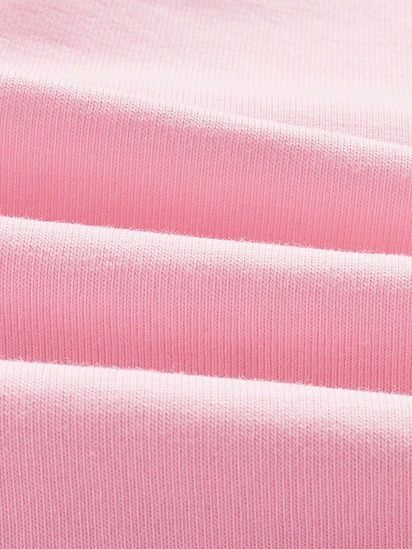 Neu Divertidas Y Etravagantes Camisetas Crop De Verano Con Diseno De Dopamina En Color Rosa