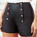 LUNE Pantalones Cortos De Mezclilla Para Mujer De Doble Botonadura