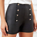 LUNE Pantalones Cortos De Mezclilla Para Mujer De Doble Botonadura