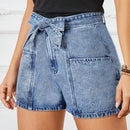 LUNE Pantalones Cortos Informales De Mezclilla Con Bolsillos Y Ajuste Holgado