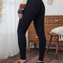 LUNE Pantalones de cintura alta y ajuste cenido para mujer