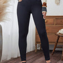 LUNE Pantalones de cintura alta y ajuste cenido para mujer