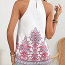 VCAY Camisa Sin Mangas Casual Y Holgada Con Estampado Paisley