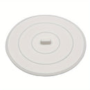 1 tapón de silicona plano con ventosa para lavabo - Diseño multipétalos, tapón para drenaje de bañera, atrapapelos para ducha, baño y lavabo - Resistente, fácil de limpiar, ajuste perfecto, herramienta antiatascos