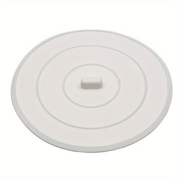 1 tapón de silicona plano con ventosa para lavabo - Diseño multipétalos, tapón para drenaje de bañera, atrapapelos para ducha, baño y lavabo - Resistente, fácil de limpiar, ajuste perfecto, herramienta antiatascos