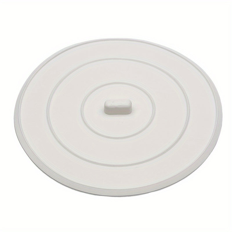 1 tapón de silicona plano con ventosa para lavabo - Diseño multipétalos, tapón para drenaje de bañera, atrapapelos para ducha, baño y lavabo - Resistente, fácil de limpiar, ajuste perfecto, herramienta antiatascos