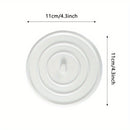 1 tapón de silicona plano con ventosa para lavabo - Diseño multipétalos, tapón para drenaje de bañera, atrapapelos para ducha, baño y lavabo - Resistente, fácil de limpiar, ajuste perfecto, herramienta antiatascos