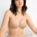 Leisure Lenceria Con Recortes & Letra Jacquard Con Correas Ajustables