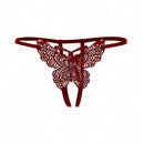 Bragas con diseno de mariposa sin entrepierna