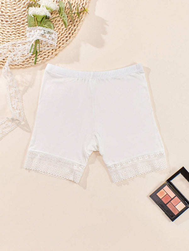3 Piezas/set Pantalones Cortos De Seguridad Para Mujeres. Ropa Interior Anti-deslumbrante De Encaje Sin Costuras Para Usar Con Faldas Y Vestidos