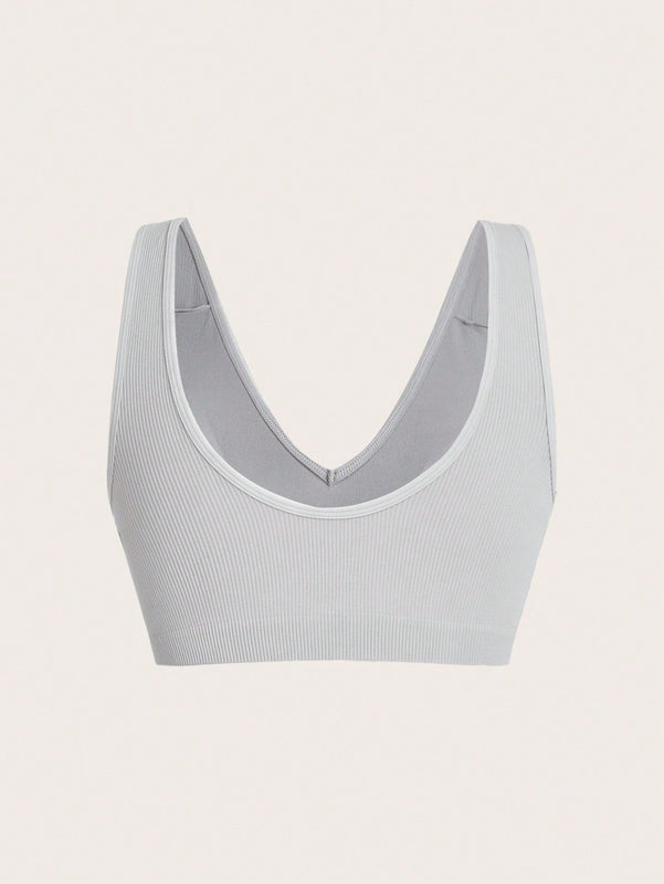 Leisure Chaleco Sin Costuras Para Mujer Con Sujetador Incorporado