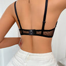 Sosten Con Aros Para Mujer Con Decoracion De Lazo Y Borde Con Volantes