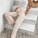 Frenchy Pantalones Femeninos Con Cinturon En La Cintura