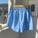 EZwear Shorts Informales Con Botones Delanteros Y Detalle De Rayas