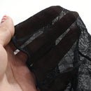 FRIFUL Camisa Transparente De Cuello Alto Para Mujer