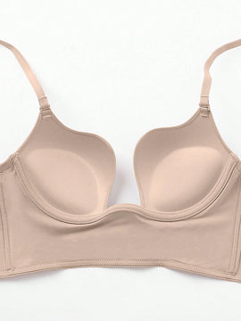 Sujetador De Espalda Descubierta Para Mujer, Sin Rastro, Con Tirantes Ajustables Y Sexy