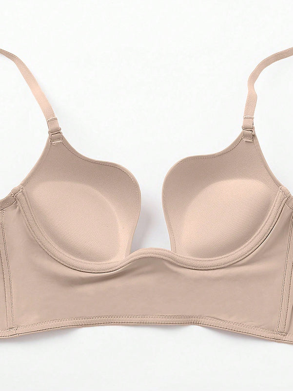 Sujetador De Espalda Descubierta Para Mujer, Sin Rastro, Con Tirantes Ajustables Y Sexy
