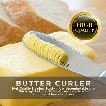 1 Unidad, Esparcidor De Mantequilla De Acero Inoxidable, Cuchillo De Mantequilla Mental, Esparcidor De Queso Reutilizable, Cuchillos Esparcidores De Mantequilla Para El Hogar Para Queso, Mantequilla Fría, Mermelada, Pastelería, Artículos De Cocina, Utens