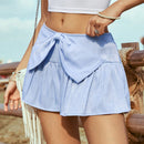 WYWH Shorts De Vacaciones Con Lazo, Cintura Alta Y Linea A