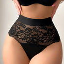 Ropa Interior De Tanga De Encaje Con Cintura Alta
