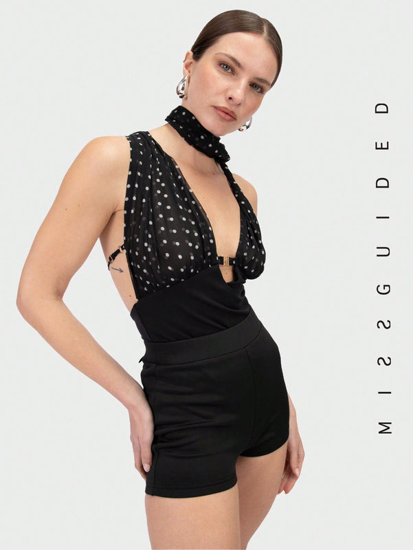 MISSGUIDED Hotpant De Cintura Alta