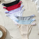 Parte De Abajo De Bikini Brasileno De Color Solido Con Cinturilla Con Letras En Relieve Para Mujer