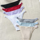 Parte De Abajo De Bikini Brasileno De Color Solido Con Cinturilla Con Letras En Relieve Para Mujer