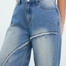 Forever 21 Jeans De Mujer Con Dobladillo Irregular Deshilachado