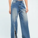 Forever 21 Jeans De Mujer Con Dobladillo Irregular Deshilachado