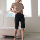 Dazy Designer Bermuda De Mezclilla Para Mujer Con Bolsillos